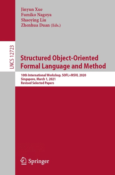 bokomslag Structured Object-Oriented Formal Language and Method