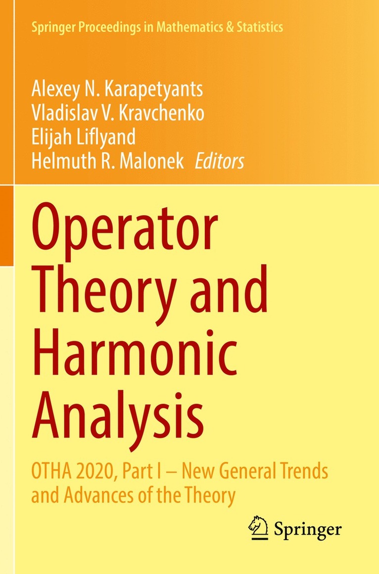 Operator Theory and Harmonic Analysis 1