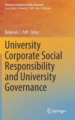 bokomslag University Corporate Social Responsibility and University Governance