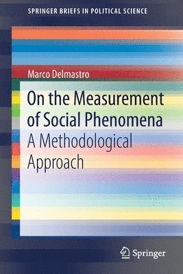 Marco Delmastro - On the Measurement of Social Phenomena, Häftad
