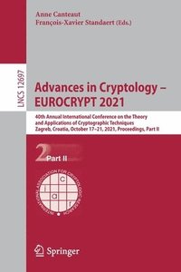 bokomslag Advances in Cryptology  EUROCRYPT 2021