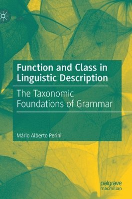 bokomslag Function and Class in Linguistic Description