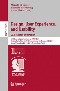 bokomslag Design, User Experience, and Usability:  UX Research and Design