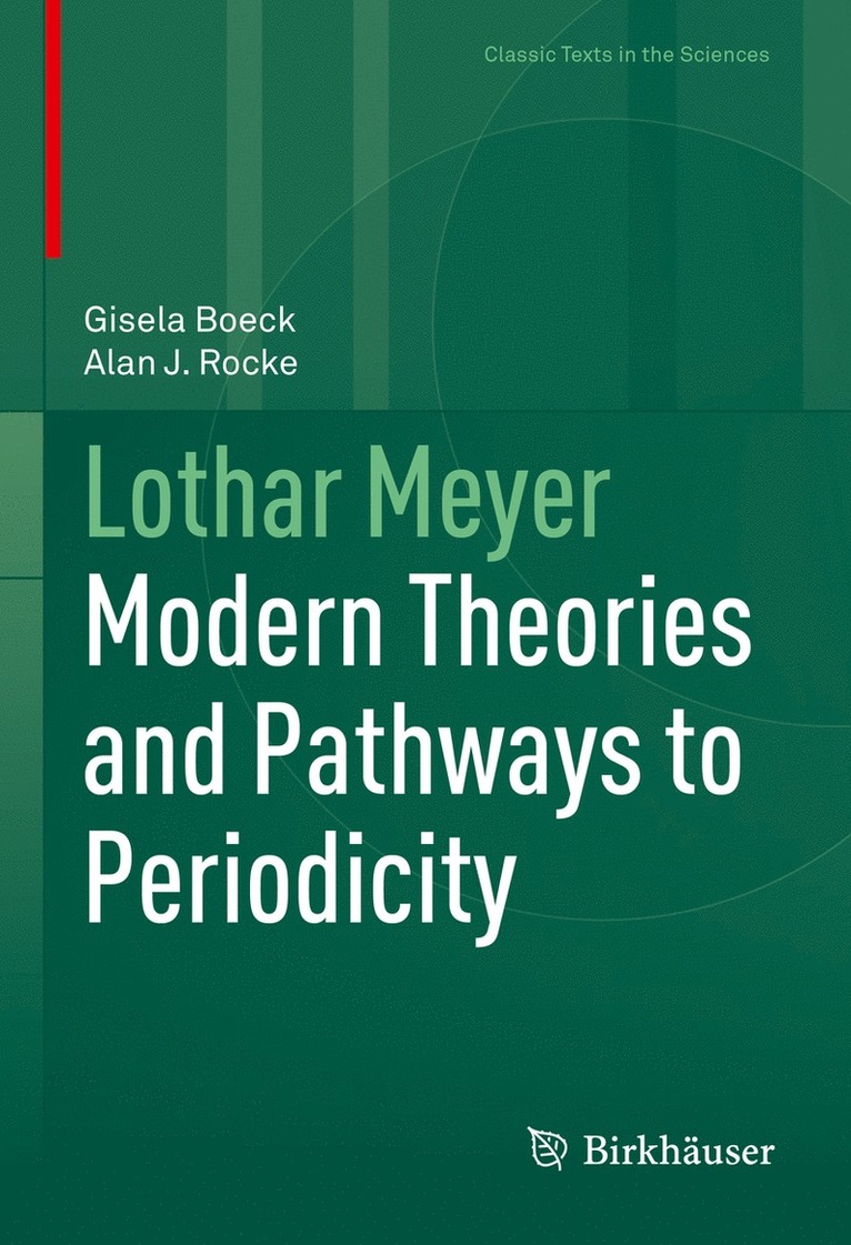 Gisela Boeck, Alan J. Rocke - Lothar Meyer, Inbunden