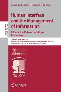 bokomslag Human Interface and the Management of Information. Information-Rich and Intelligent Environments