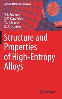bokomslag Structure and Properties of High-Entropy Alloys