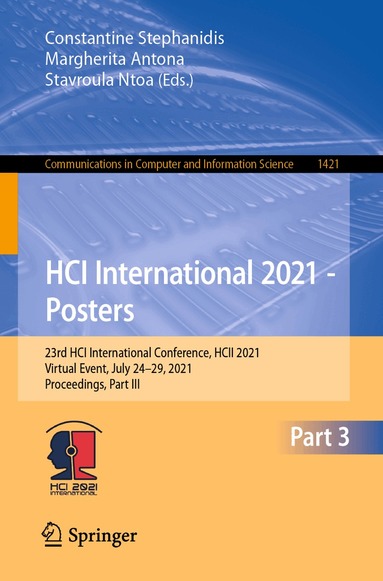 Constantine Stephanidis, Margherita Antona, Stavroula Ntoa - HCI International 2021 - Posters, Häftad