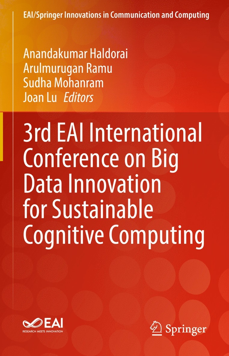 3rd EAI International Conference on Big Data Innovation for Sustainable Cognitive Computing 1