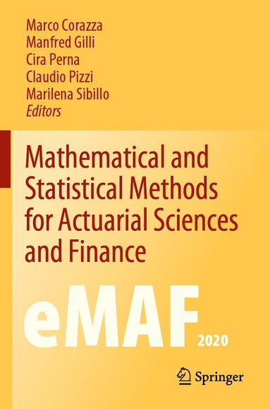 bokomslag Mathematical and Statistical Methods for Actuarial Sciences and Finance