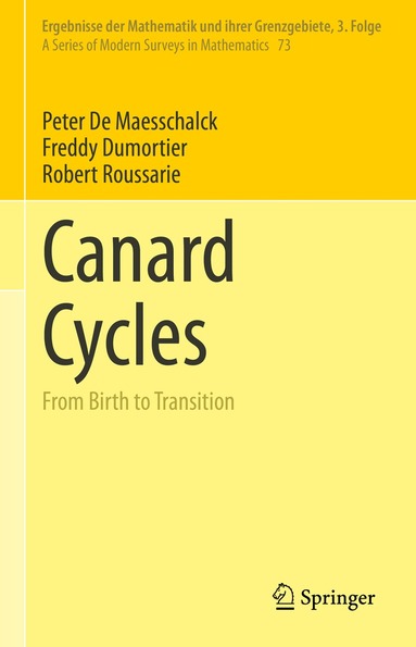 Peter De Maesschalck, Freddy Dumortier, Robert Roussarie - Canard Cycles, Inbunden