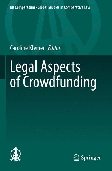 bokomslag Legal Aspects of Crowdfunding