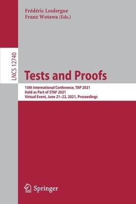 bokomslag Tests and Proofs