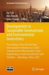 bokomslag Developments in Sustainable Geomaterials and Environmental Geotechnics