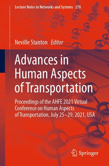 bokomslag Advances in Human Aspects of Transportation