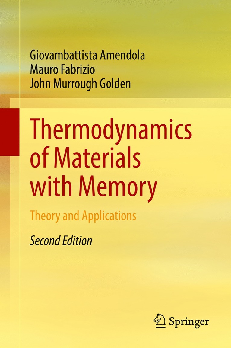 Giovambattista Amendola, Mauro Fabrizio, John Murrough Golden - Thermodynamics of Materials with Memory, Inbunden