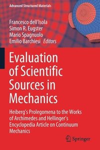 bokomslag Evaluation of Scientific Sources in Mechanics