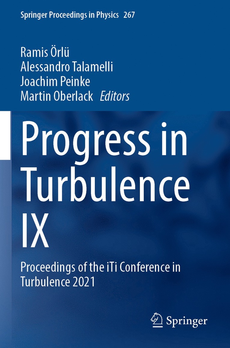 Progress in Turbulence IX 1