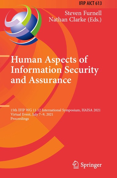 Steven Furnell, Nathan Clarke - Human Aspects of Information Security and Assurance, Häftad