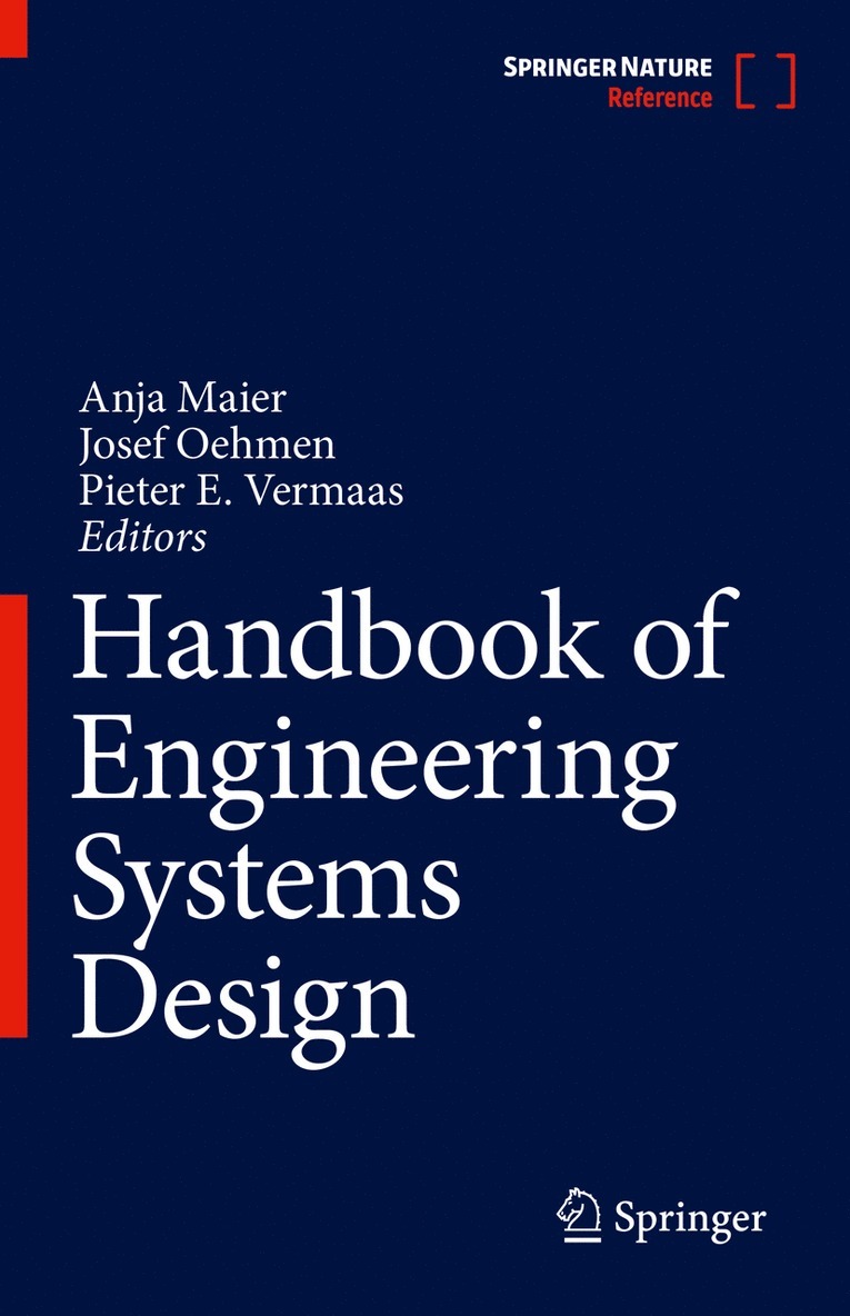 Anja Maier, Josef Oehmen, Pieter E. Vermaas - Handbook of Engineering Systems Design, Inbunden