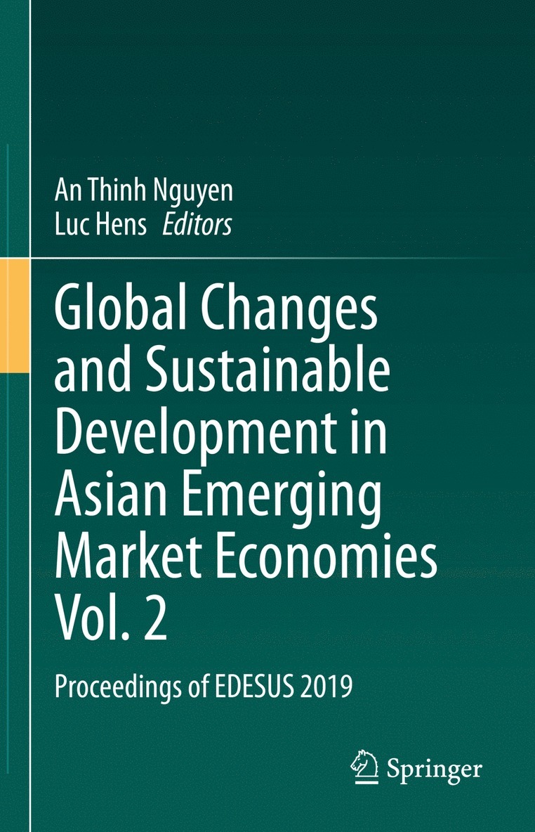 An Thinh Nguyen, Luc Hens - Global Changes and Sustainable Development in Asian Emerging Market Economies Vol. 2, Inbunden