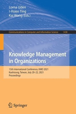 bokomslag Knowledge Management in Organizations