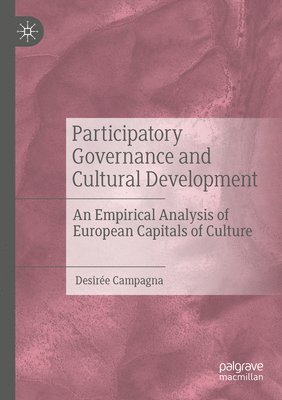 bokomslag Participatory Governance and Cultural Development
