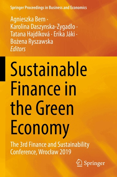 Agnieszka Bem, Karolina Daszynska-Zygadlo, Tatana Hajdíková, Erika Jáki, Bożena Ryszawska - Sustainable Finance in the Green Economy, Häftad