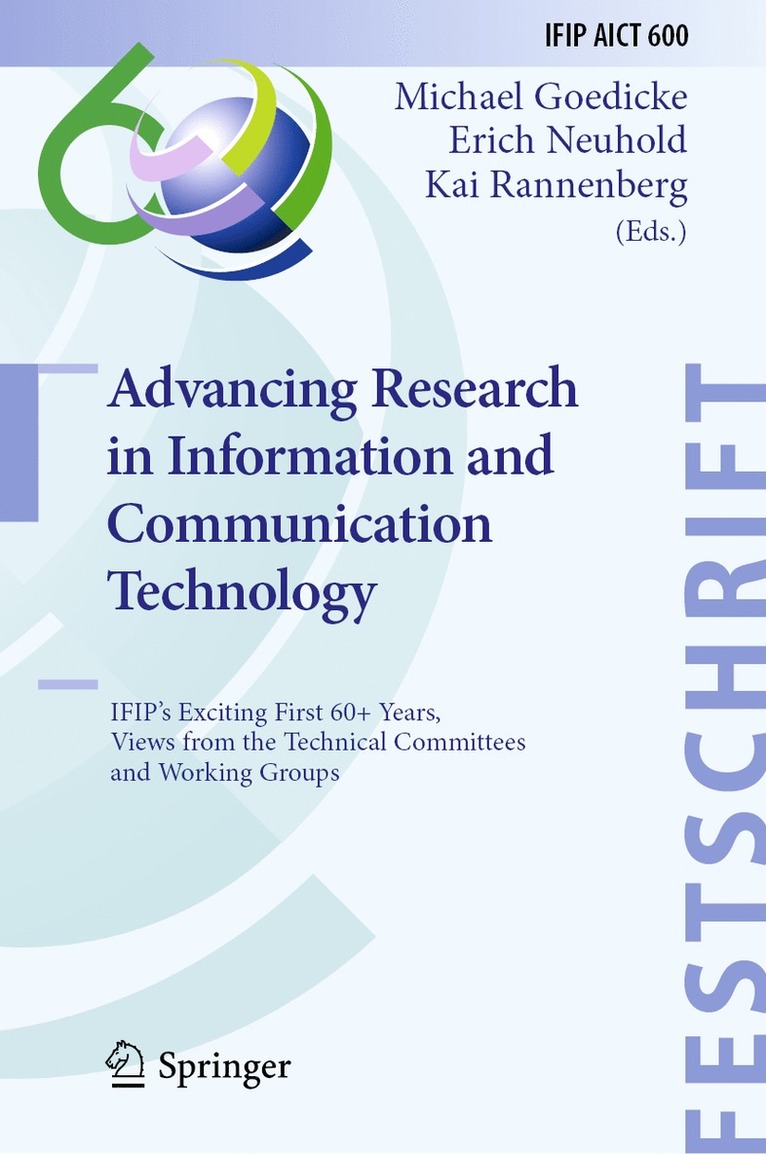 Advancing Research in Information and Communication Technology 1