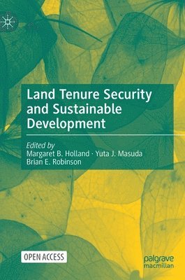 bokomslag Land Tenure Security and Sustainable Development