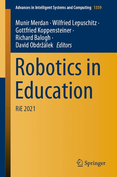 Munir Merdan, Wilfried Lepuschitz, Gottfried Koppensteiner, Richard Balogh, David Obdržálek - Robotics in Education, Häftad