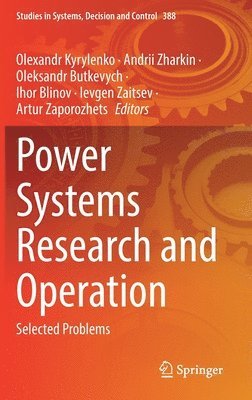 bokomslag Power Systems Research and Operation