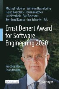 bokomslag Ernst Denert Award for Software Engineering 2020