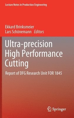 bokomslag Ultra-precision High Performance Cutting