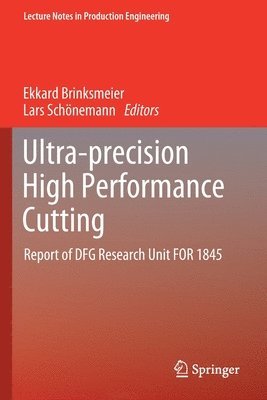bokomslag Ultra-precision High Performance Cutting
