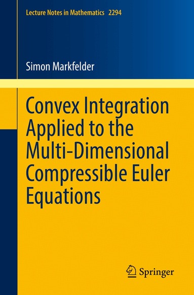 Simon Markfelder - Convex Integration Applied to the Multi-Dimensional Compressible Euler Equations, Häftad