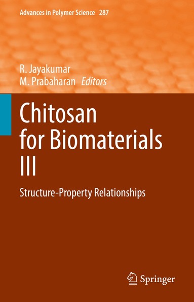 R. Jayakumar, M. Prabaharan - Chitosan for Biomaterials III, Inbunden