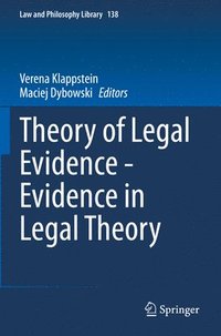 bokomslag Theory of Legal Evidence - Evidence in Legal Theory