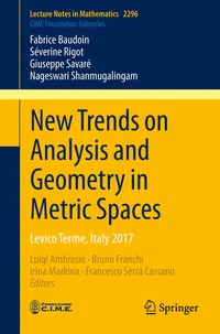 bokomslag New Trends on Analysis and Geometry in Metric Spaces