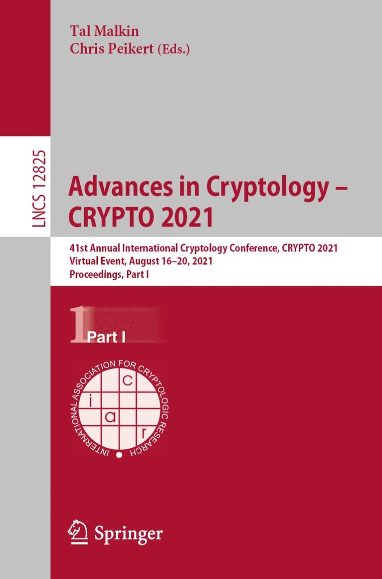 Tal Malkin, Chris Peikert - Advances in Cryptology – CRYPTO 2021, Häftad
