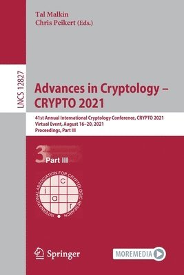 bokomslag Advances in Cryptology - CRYPTO 2021