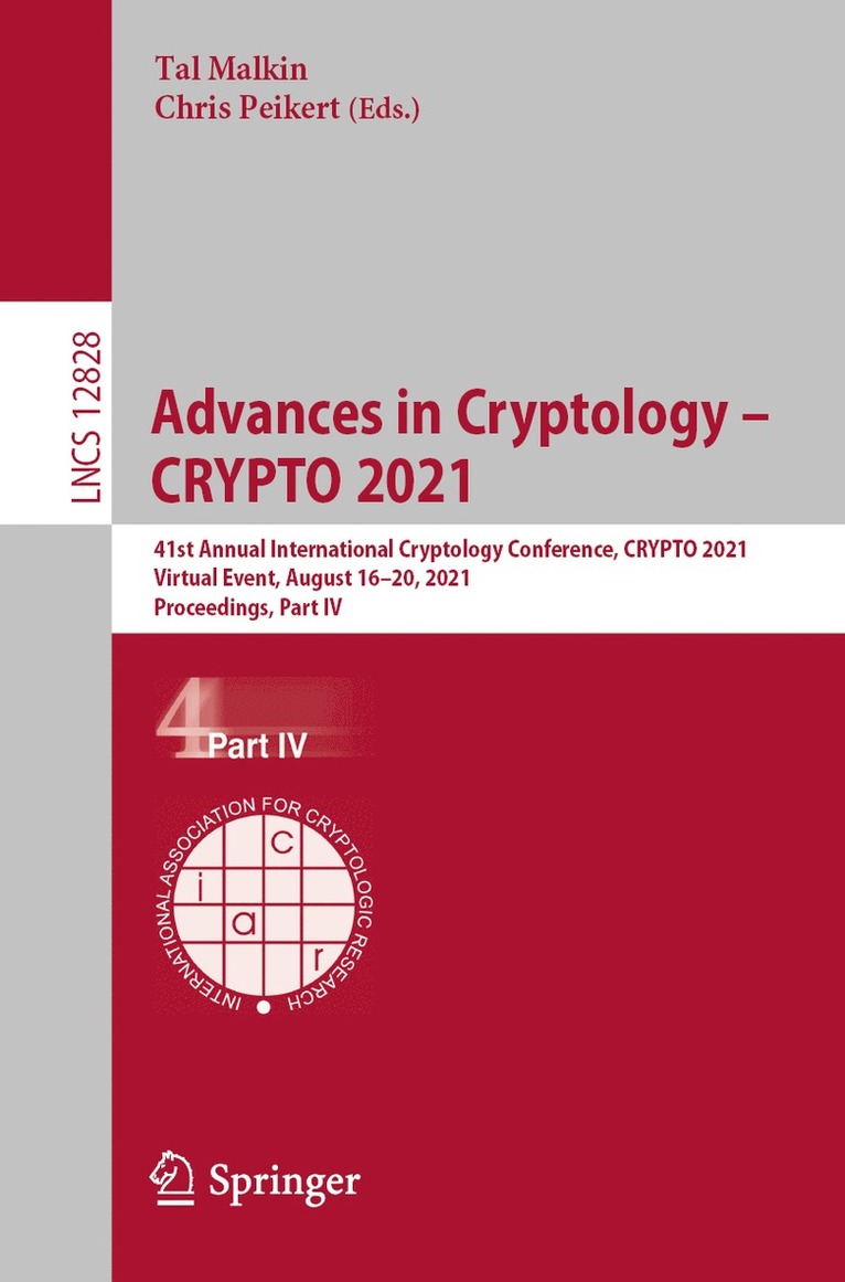 Advances in Cryptology  CRYPTO 2021 1