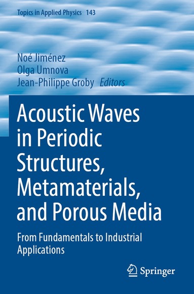 Noé Jiménez, Olga Umnova, Jean-Philippe Groby - Acoustic Waves in Periodic Structures, Metamaterials, and Porous Media, Häftad
