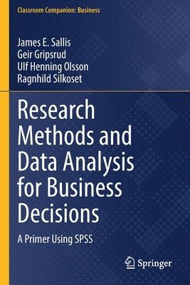 bokomslag Research Methods and Data Analysis for Business Decisions