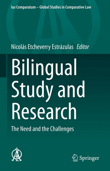 Nicolás Etcheverry Estrázulas - Bilingual Study and Research, Inbunden