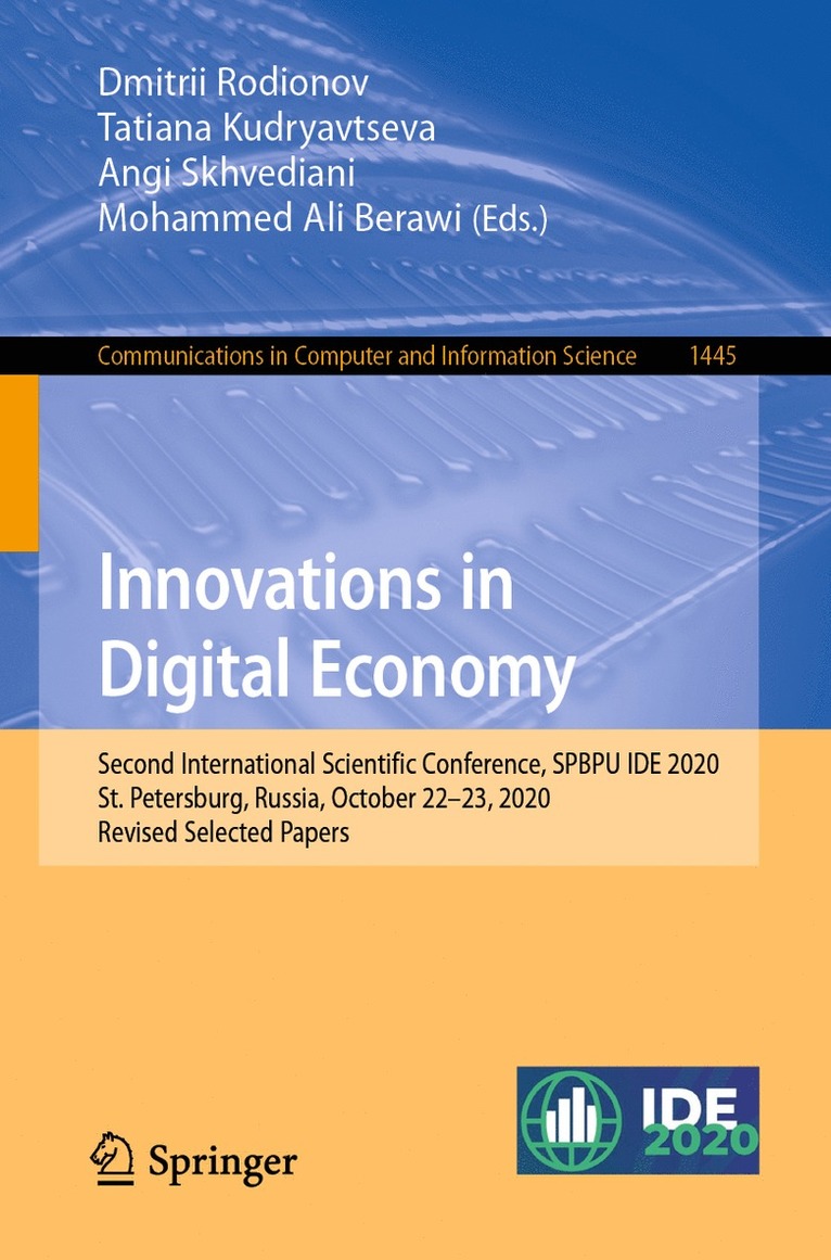 Innovations in Digital Economy 1