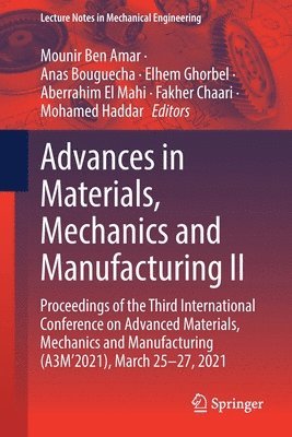 Advances in Materials, Mechanics and Manufacturing II 1