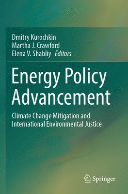 bokomslag Energy Policy Advancement