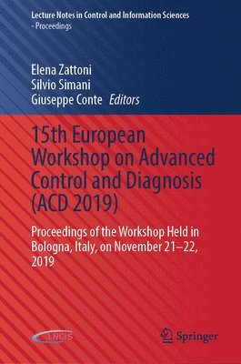 15th European Workshop on Advanced Control and Diagnosis (ACD 2019) 1
