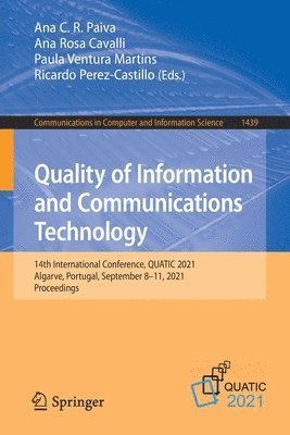 bokomslag Quality of Information and Communications Technology