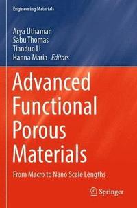 bokomslag Advanced Functional Porous Materials